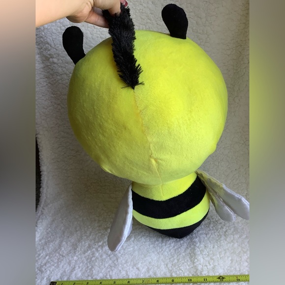 Caravan Softoys Buzz 5 BEE 17" Large Head Stuffed Animal Bumble Bee Plush - Picture 3 of 7